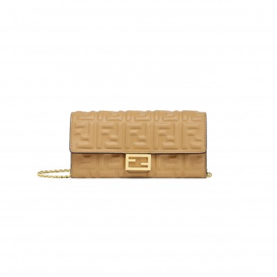FENDI BAGUETTE CONTINENTAL WITH CHAIN 8M0365 (19*9*1cm)